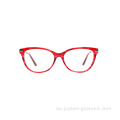 Neue Designhand Handwerk hochwertige Katzenaugenform Acetat Brillen